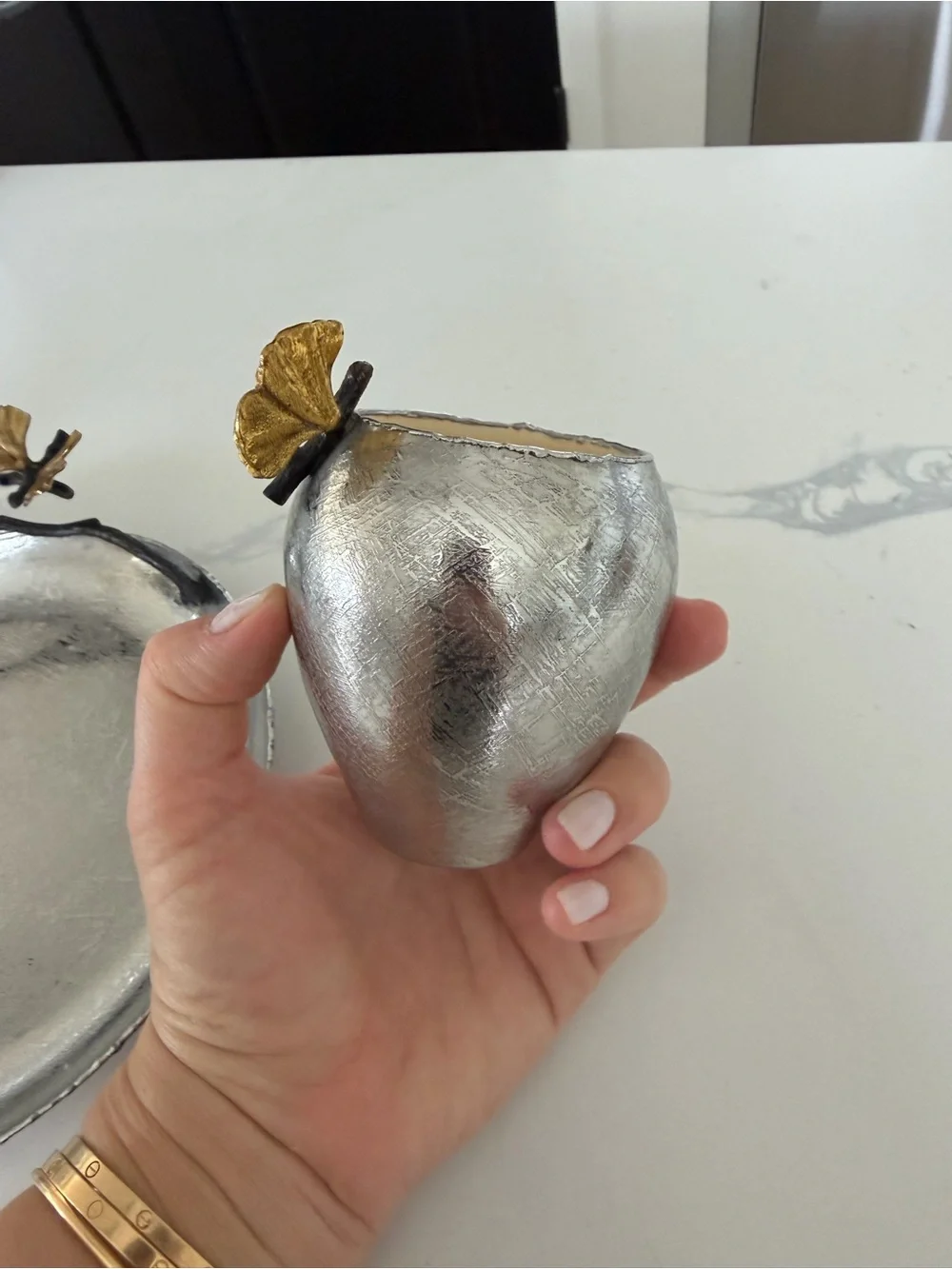 Michael Aram Butterfly Ginkgo Bud Vase